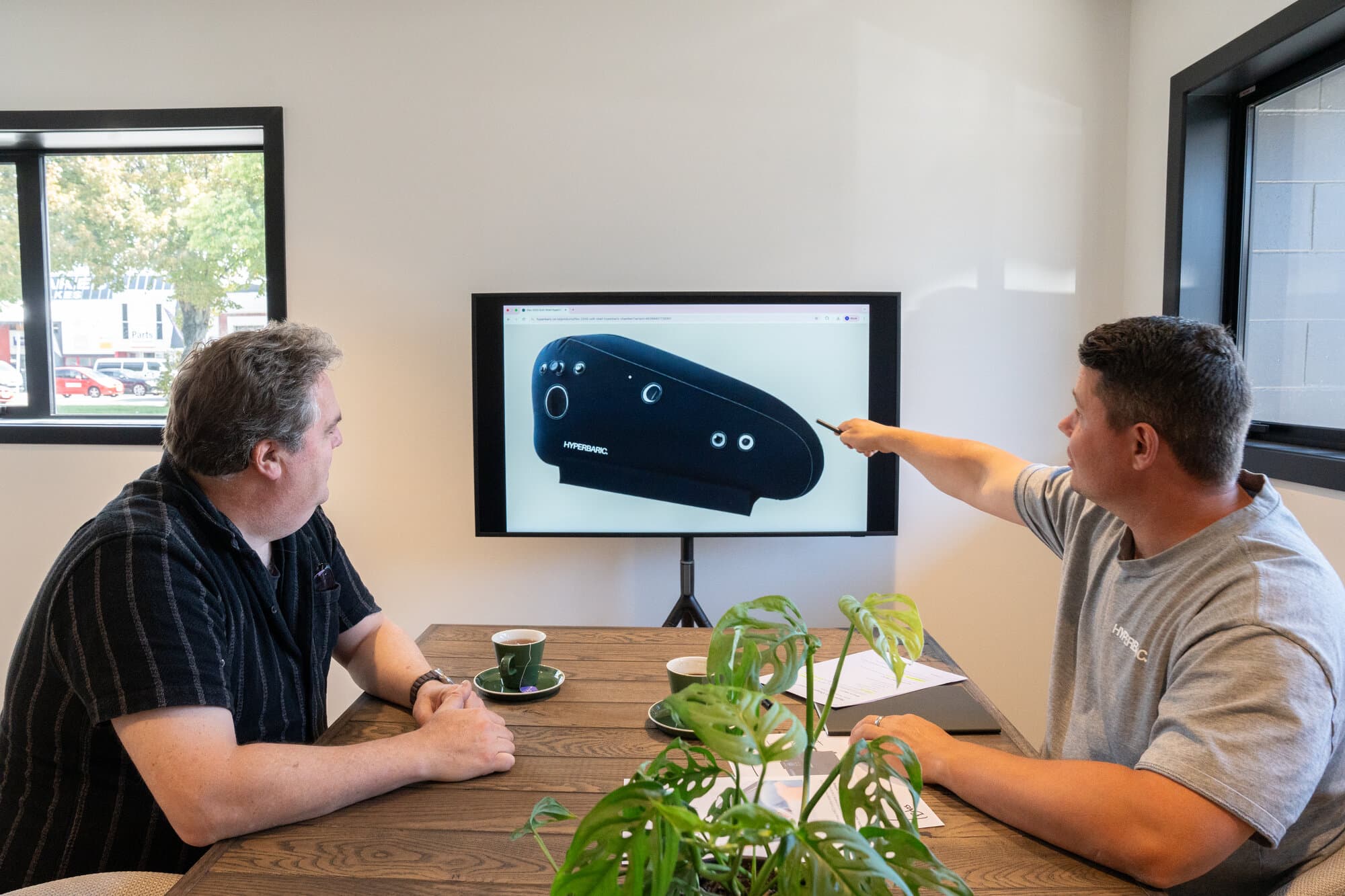 Consultation room discussion