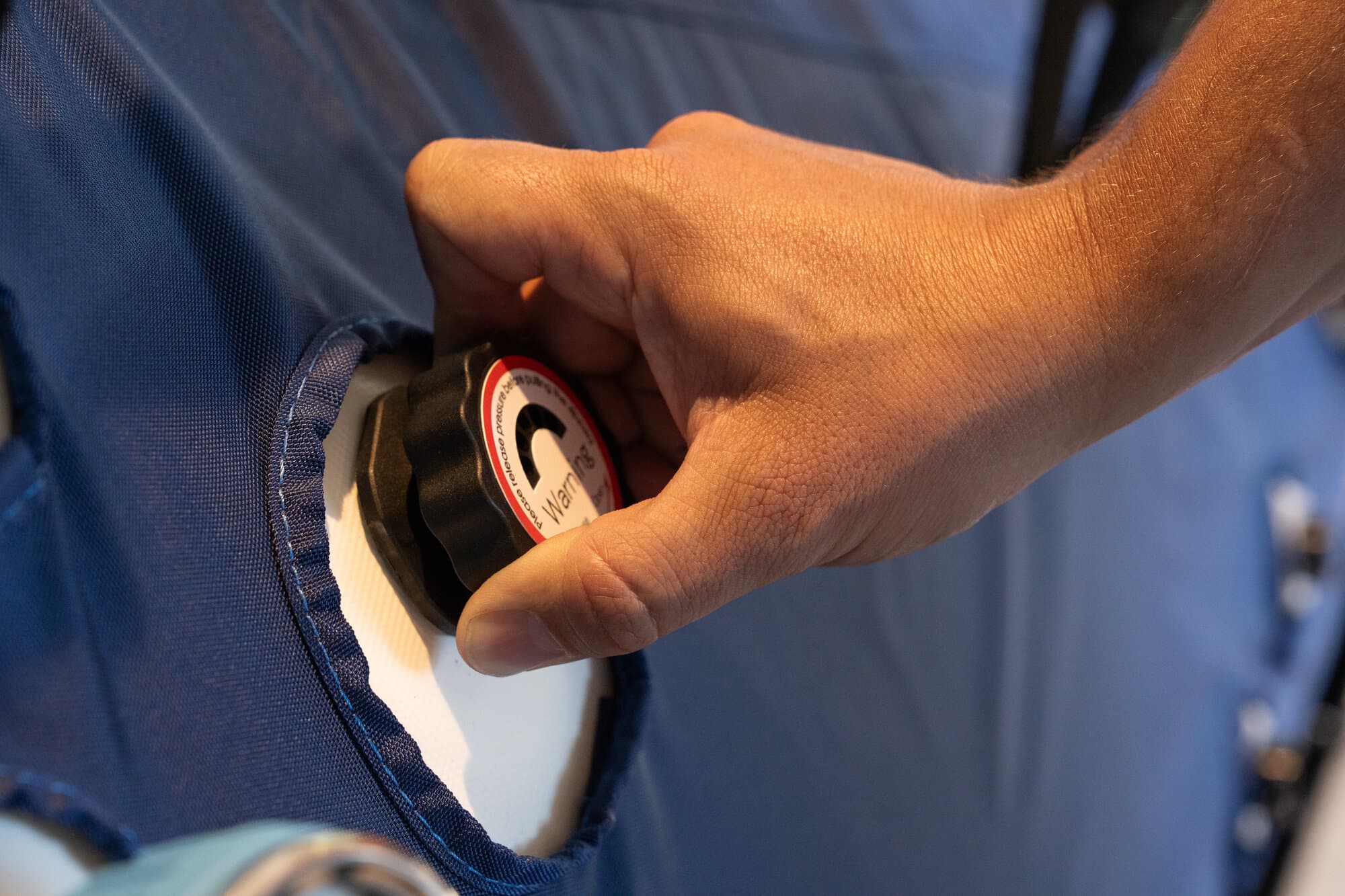 Safety valve on chamber Safety valve on chamber