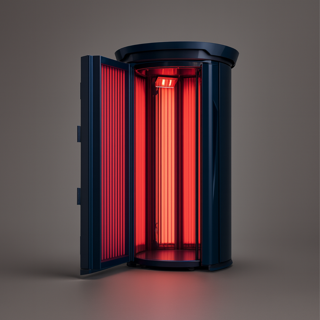 HyperGlow Booth (Stand-Up Tanning + Red Light Booth)