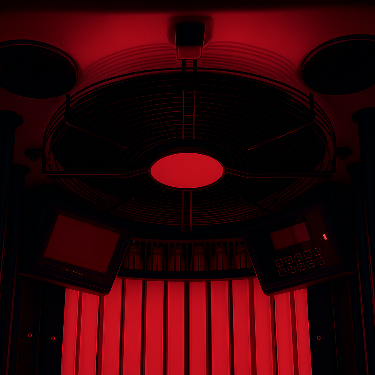 HyperGlow Booth (Stand-Up Tanning + Red Light Booth)