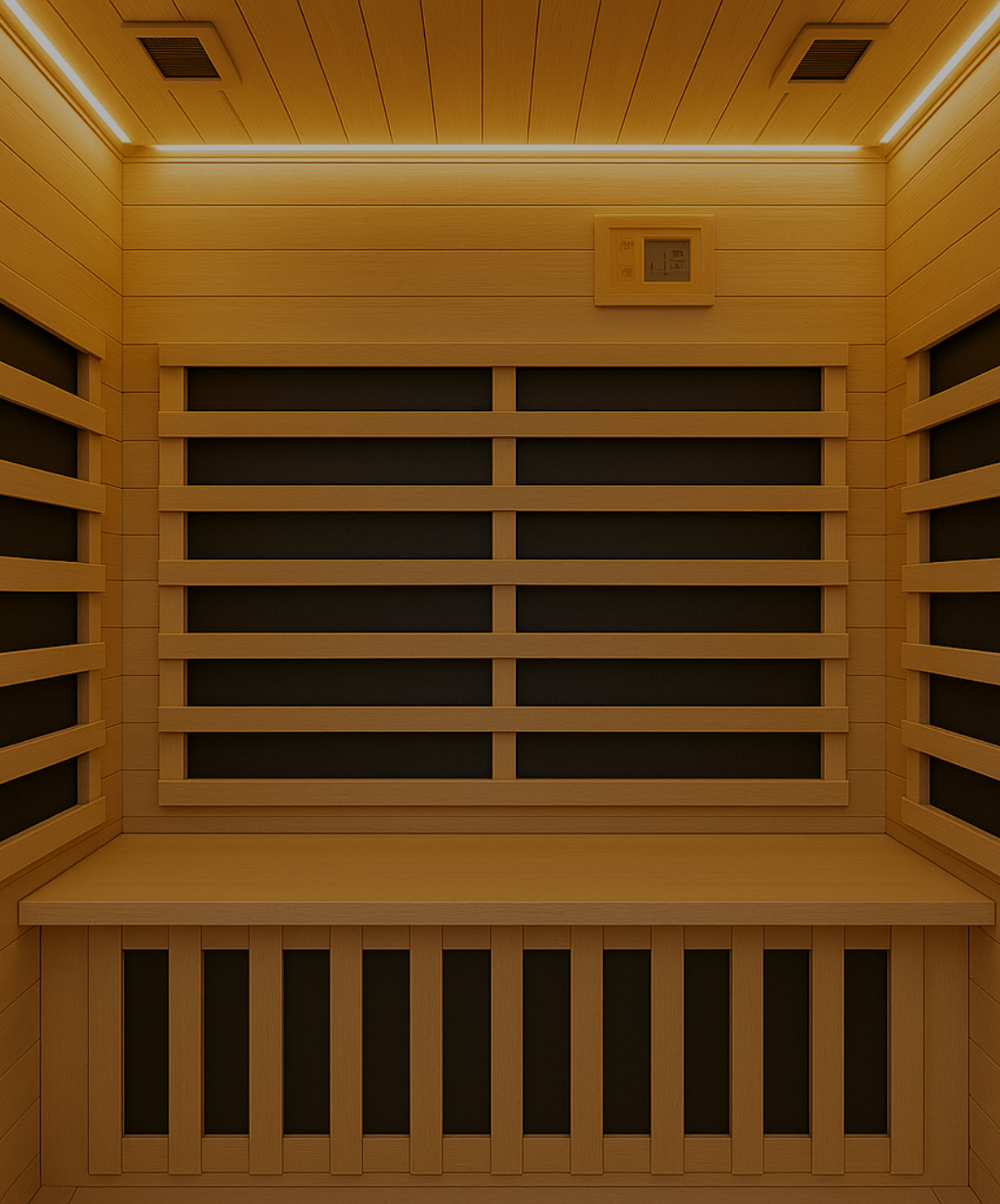 InfraHeat Duo (Infrared 2-Person Hemlock Sauna)